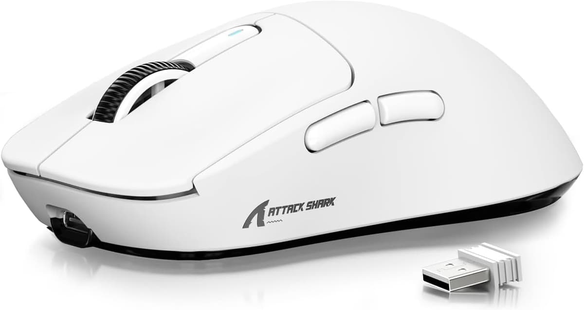 Mouse Gamer Sem Fio Attack Shark X3